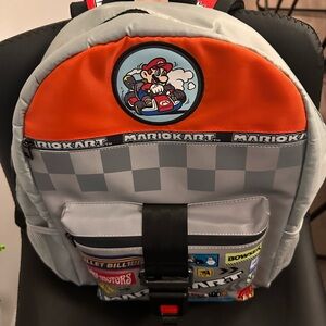 Epic Universe Mario Kart Pit Crew Backpack with Seatbelt Buckle